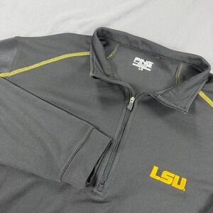 Ping LSU Tigers Mens Large Black SensorCool Quarter Zip Performance Pullover